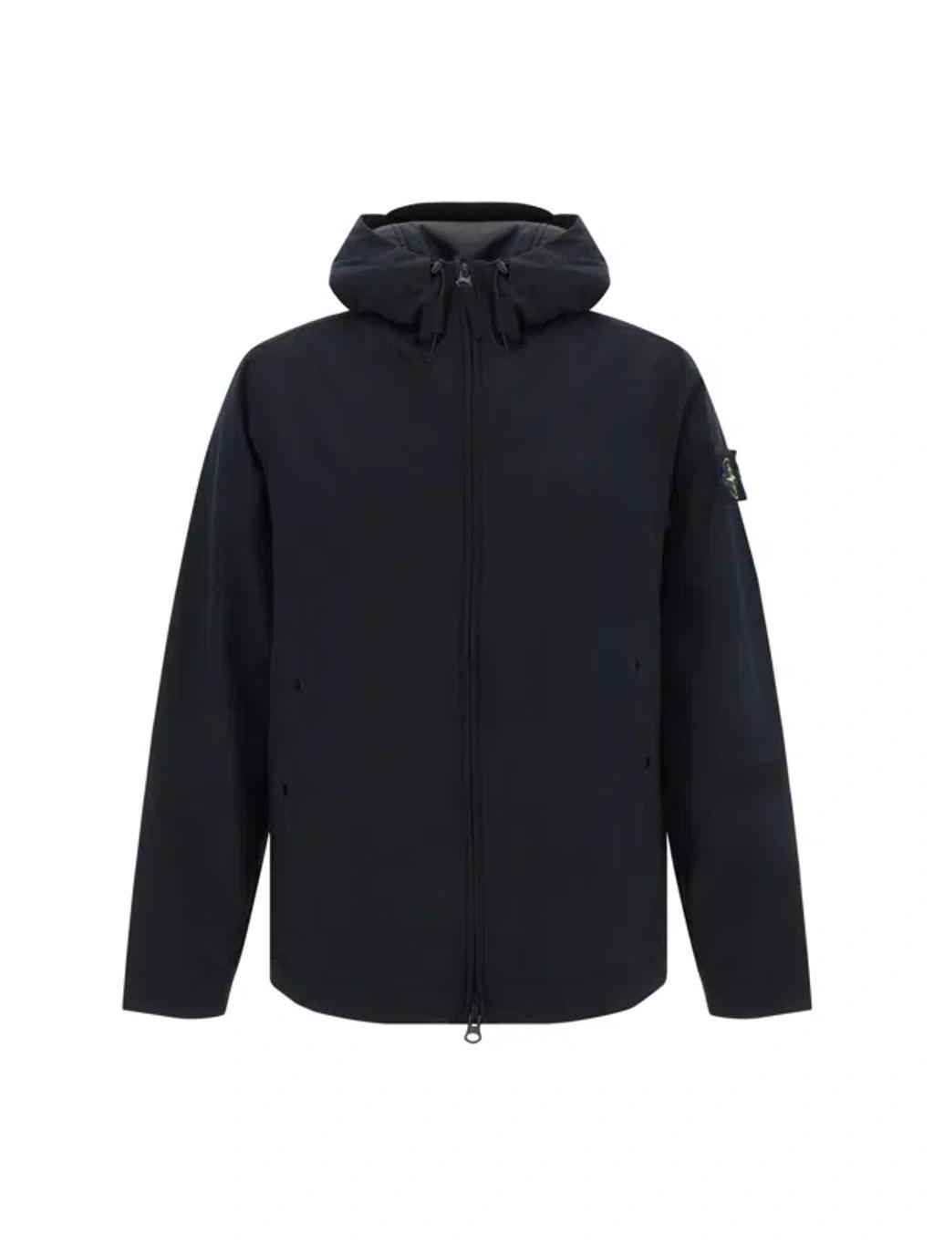 STONE ISLAND Down Jacket In Black Product Image