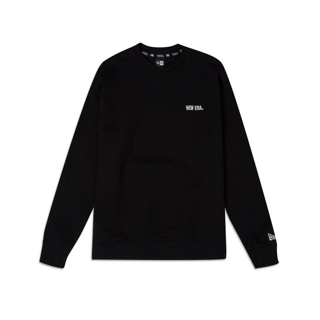 New Era Cap Essential Black Crewneck Male Product Image