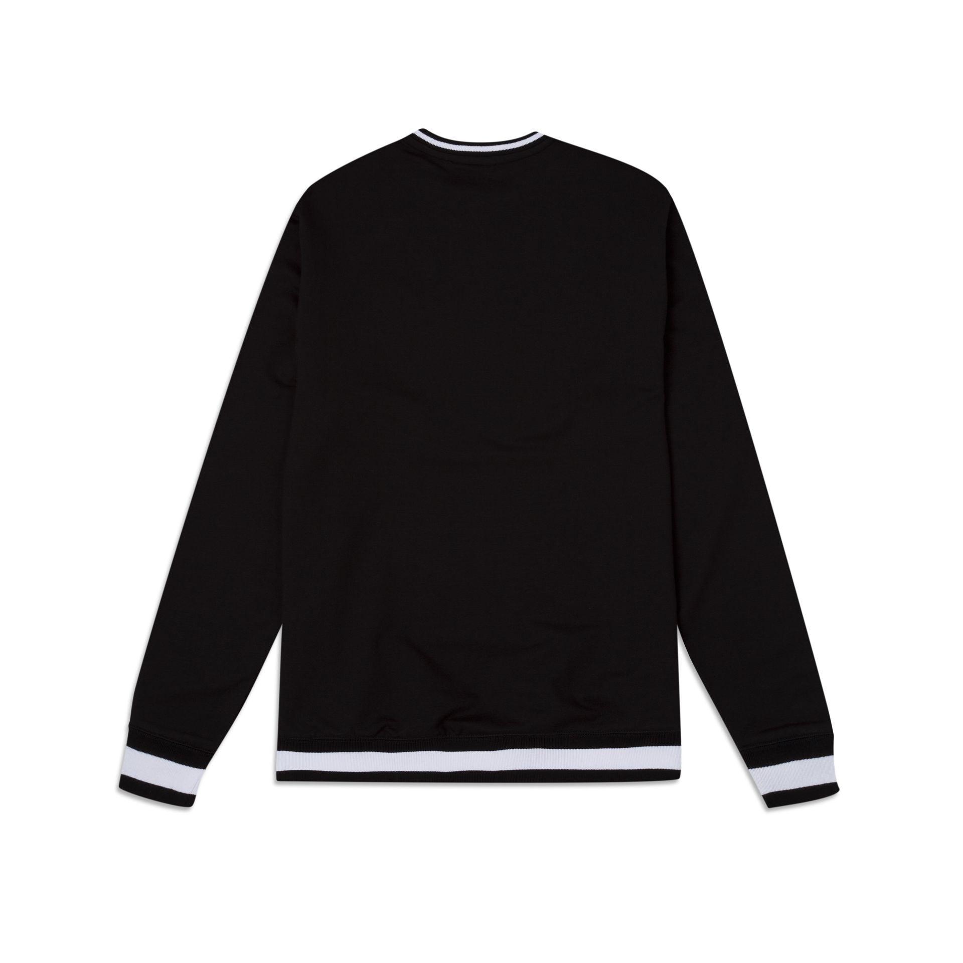 Los Angeles Dodgers Logo Select Black Crewneck Male Product Image