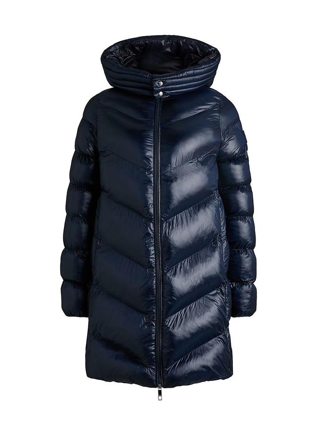 Womens Water-Repellent Padded Parka Jacket Product Image