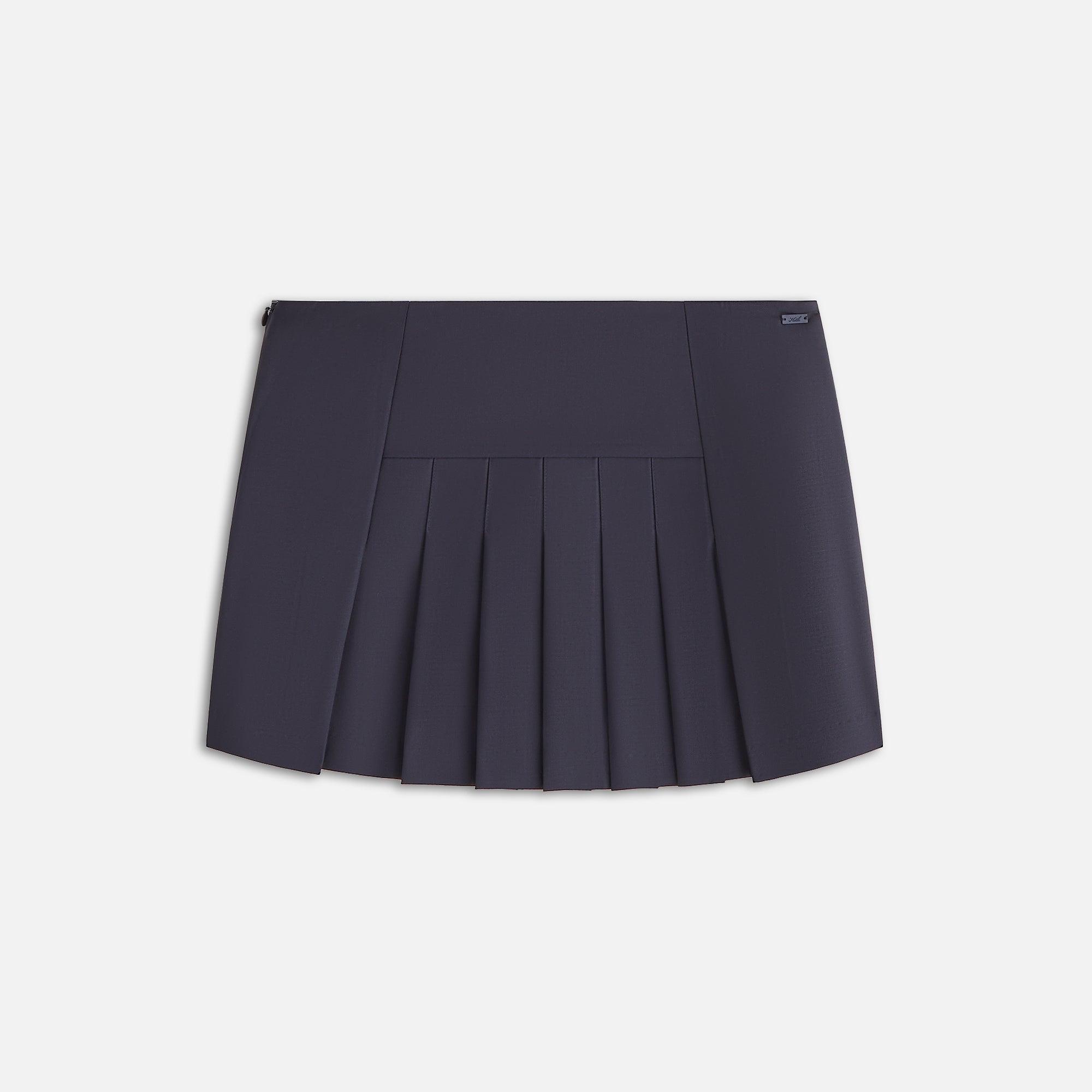 Kith Women Aster II Pleated Mini Skirt - Nocturnal Female Product Image