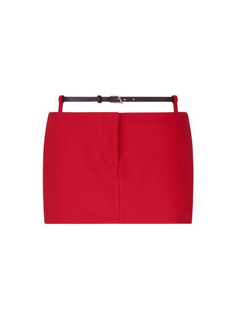 Vibrant red mini skirt Product Image