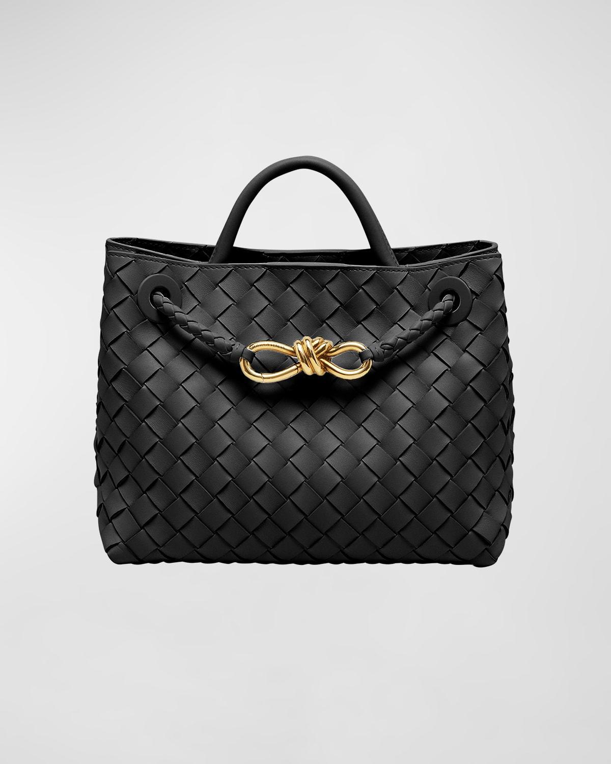 Bottega Veneta Andiamo Small Woven Shoulder Bag Product Image