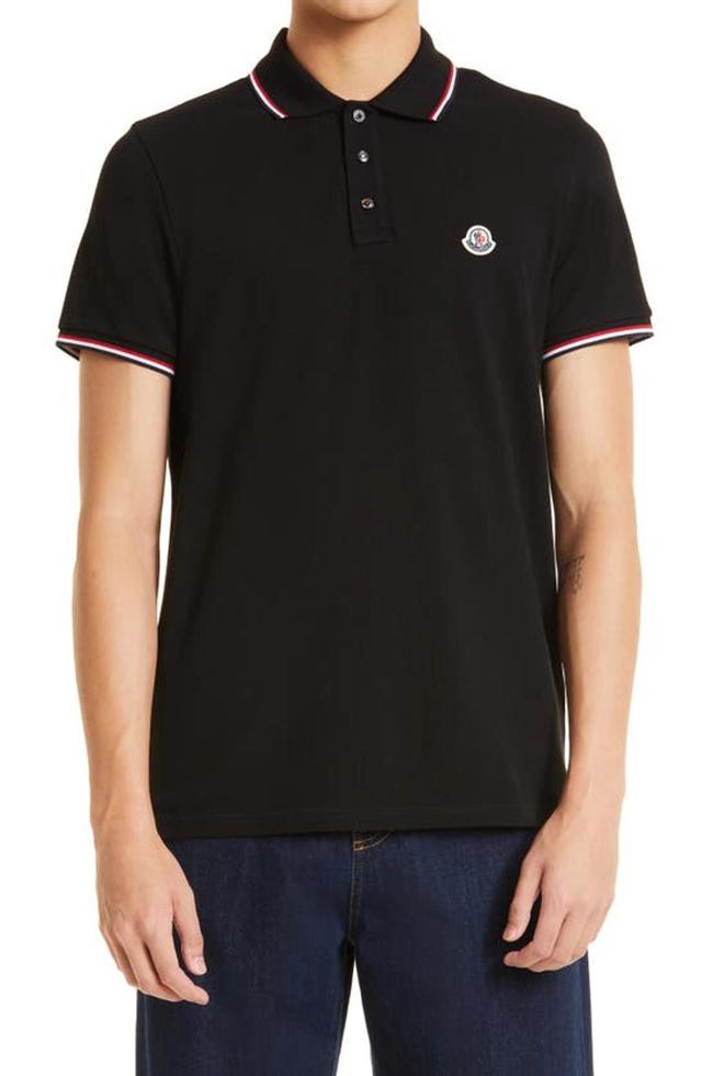 Mens Classic Tipped Polo Shirt Product Image