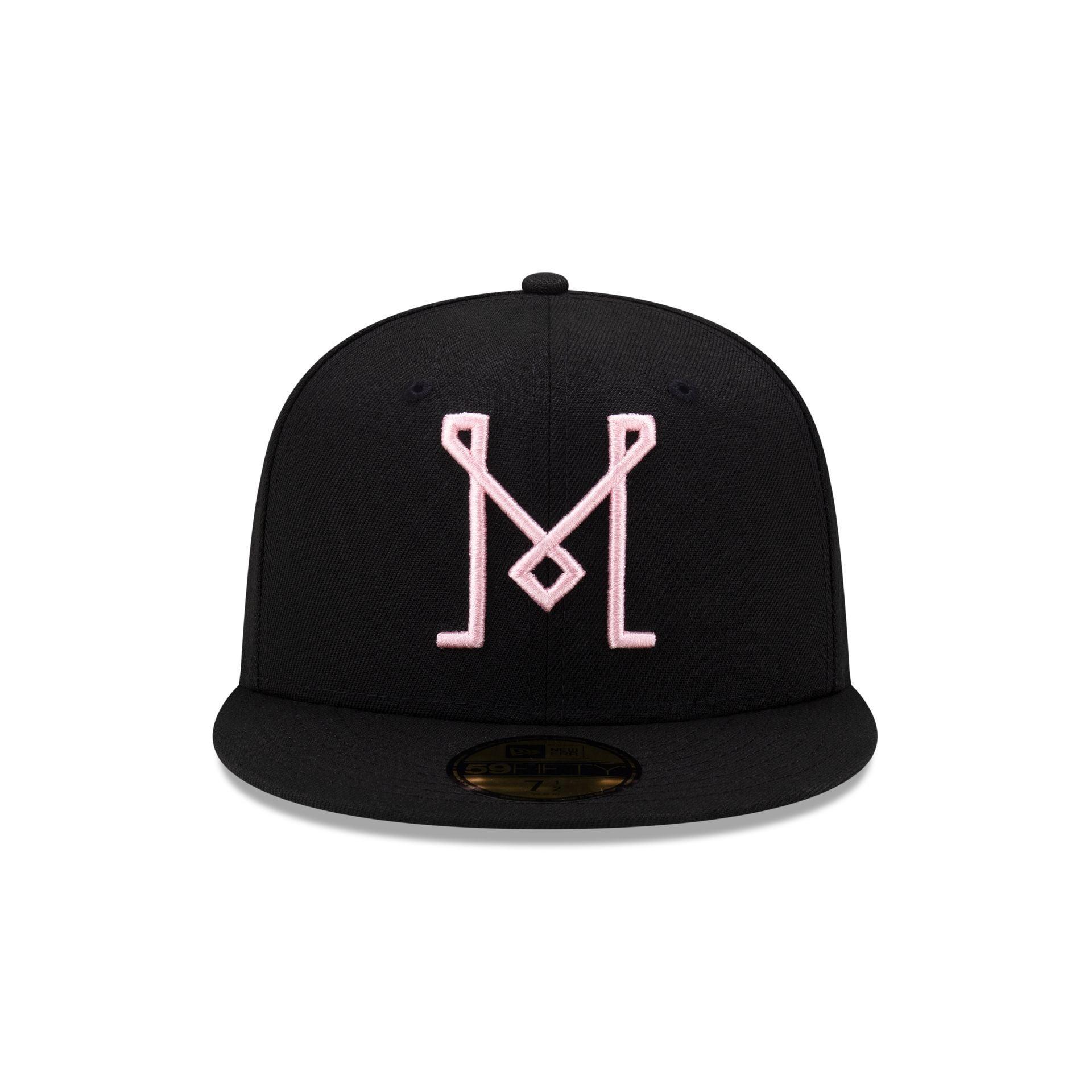 Inter Miami Basic Black 59FIFTY Fitted Hat Male Product Image