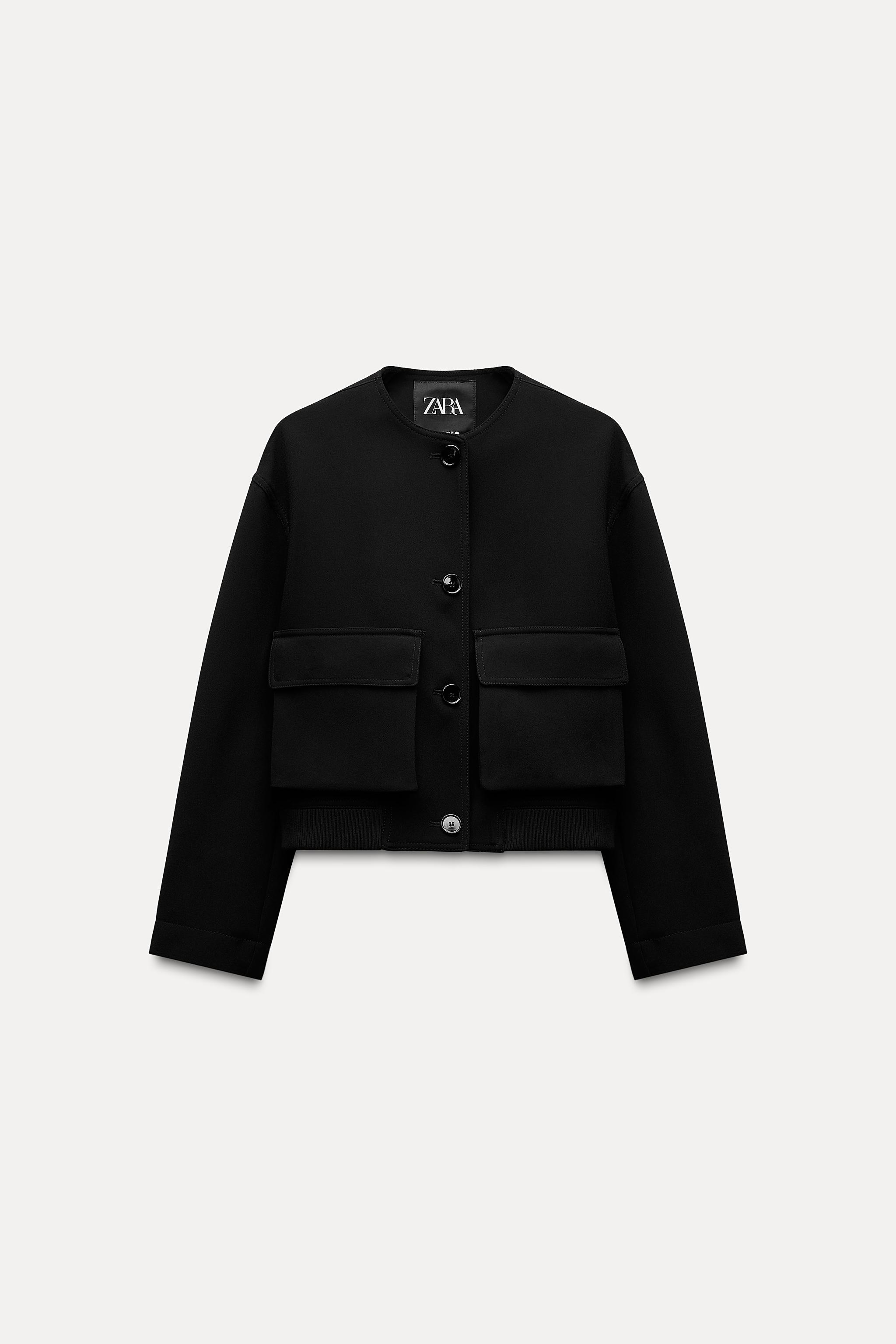 POCKET BOMBER JACKET ZW COLLECTION Product Image