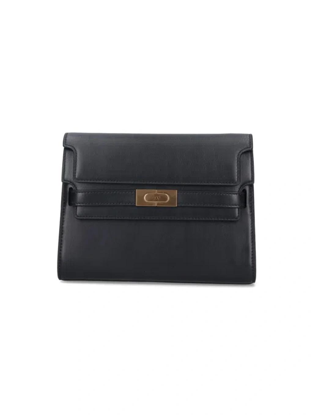 Leather Shoulder Bag In Black product image