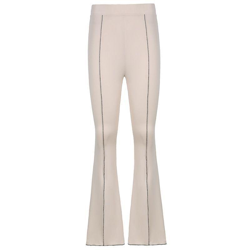 High-Waist Boot-Cut Pants Product Image