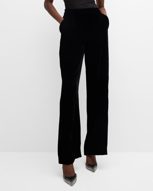 Womens Bella Velvet Pants Product Image