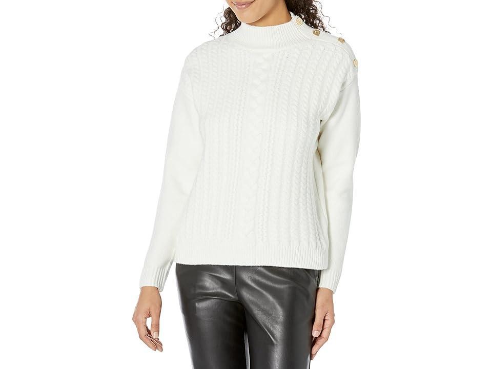 Draper James Plus Size Turtleneck Sweater (Magnolia ) Women's Sweater Product Image