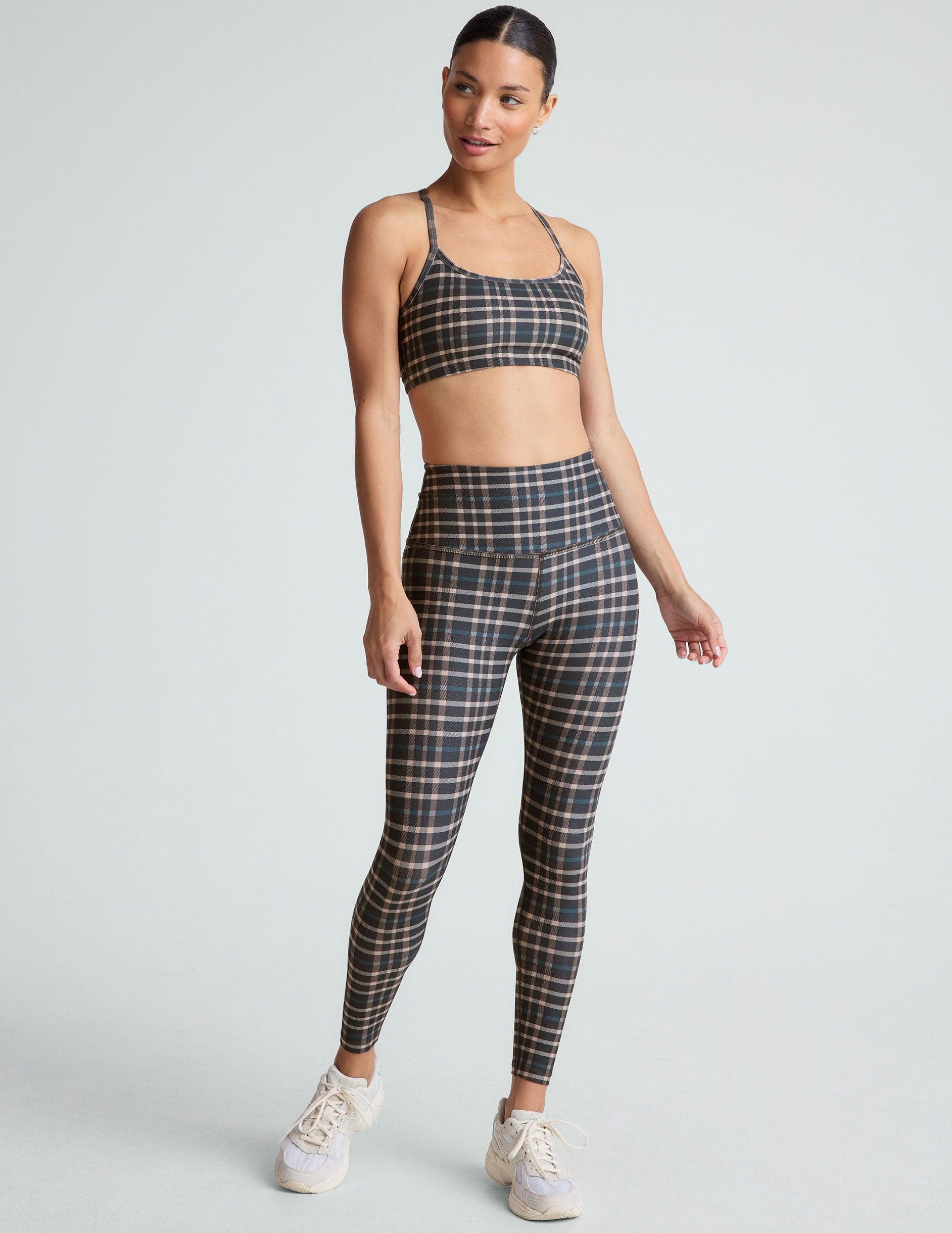 Preppy Plaid SoftMark High Waisted Midi Legging Product Image