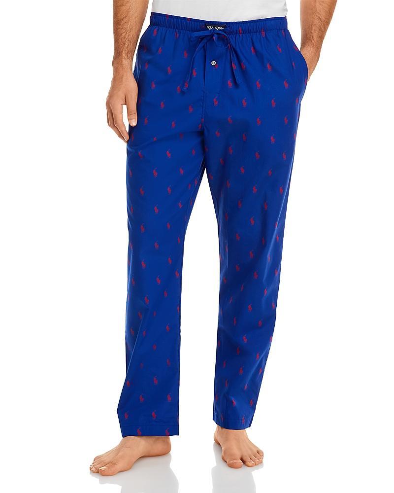 Polo Ralph Lauren Cotton Printed Regular Fit Pajama Pants Product Image