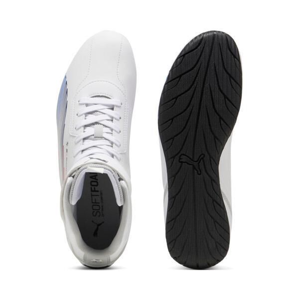 PUMA BMW M Motorsport Neo Cat Mid 2.0 Men's Shoes in White/Cool Light Grey Product Image