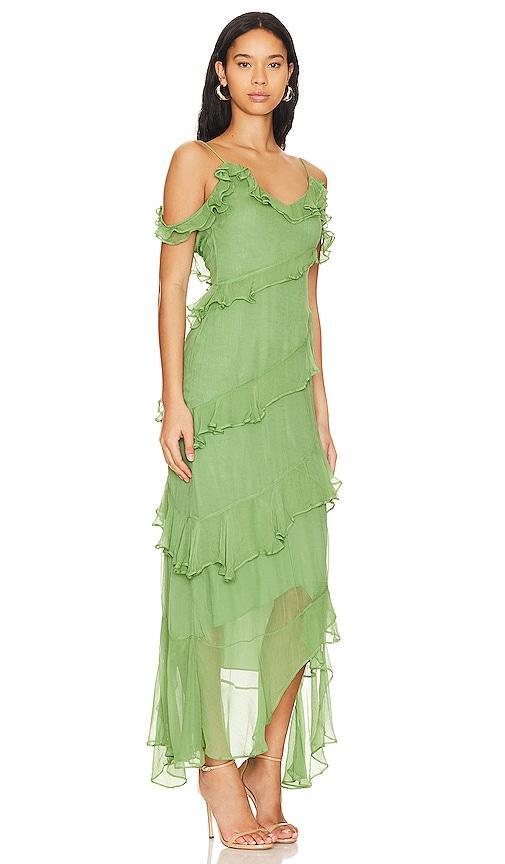 House of Harlow 1960 x REVOLVE Maxime Maxi Dress in Green. Size M. Product Image