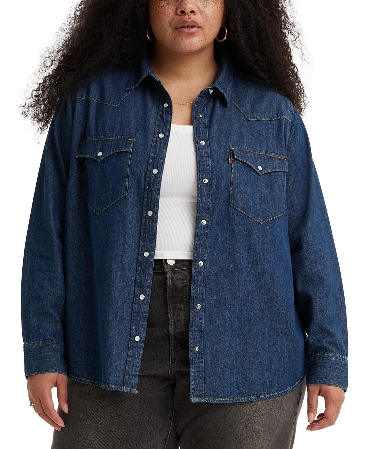 Levis Plus Size Ultimate Western Snap Front Shirt product image