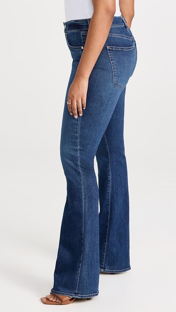 Veronica Beard Jean Beverly High Rise Skinny Flare Jeans | Shopbop Product Image