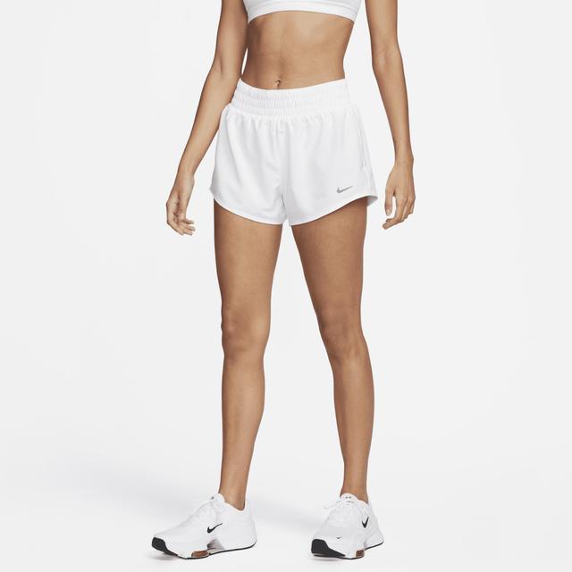 Nike Womens One Dri-FIT Mid-Rise 3 Brief-Lined Shorts Product Image