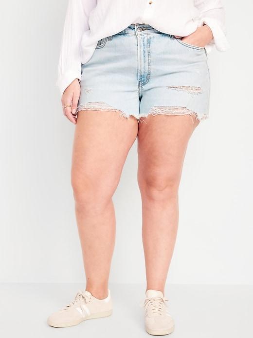 High-Waisted OG Jean Shorts -- 3-inch inseam Product Image