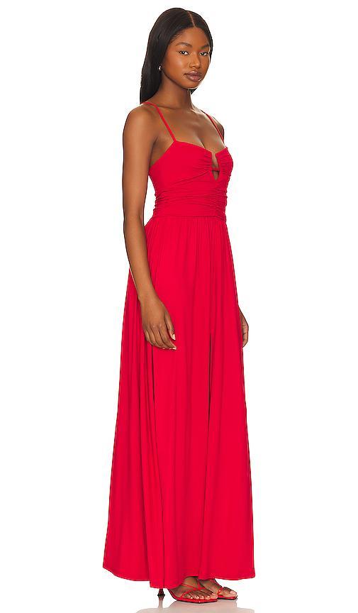 Susana Monaco String Gather Maxi Dress Size M. Product Image