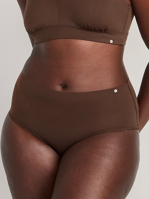 High-Waisted No-Show Brief Underwear Product Image