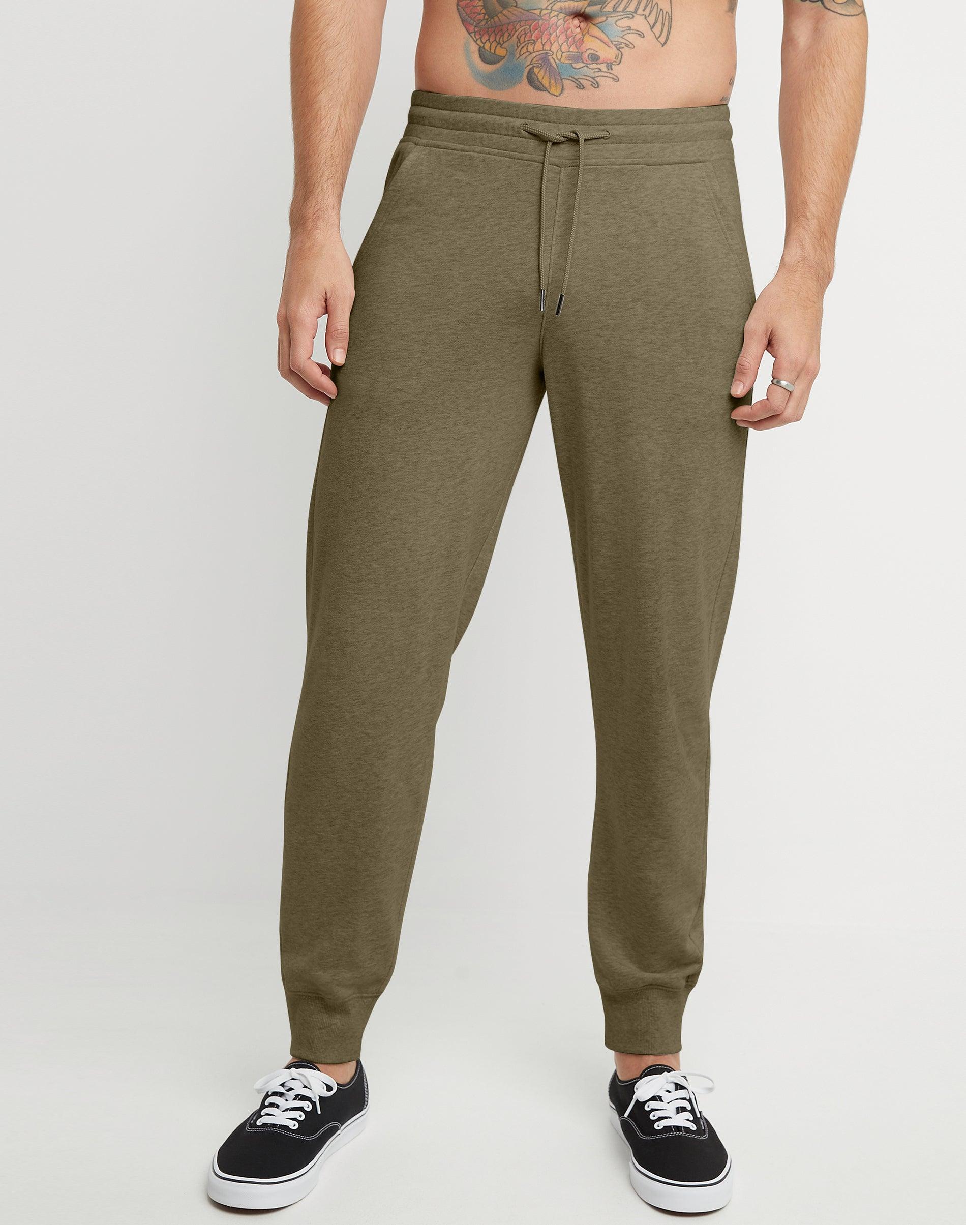 Hanes Mens French Terry Jogger Sweatpants With Pockets Light Steel S Product Image