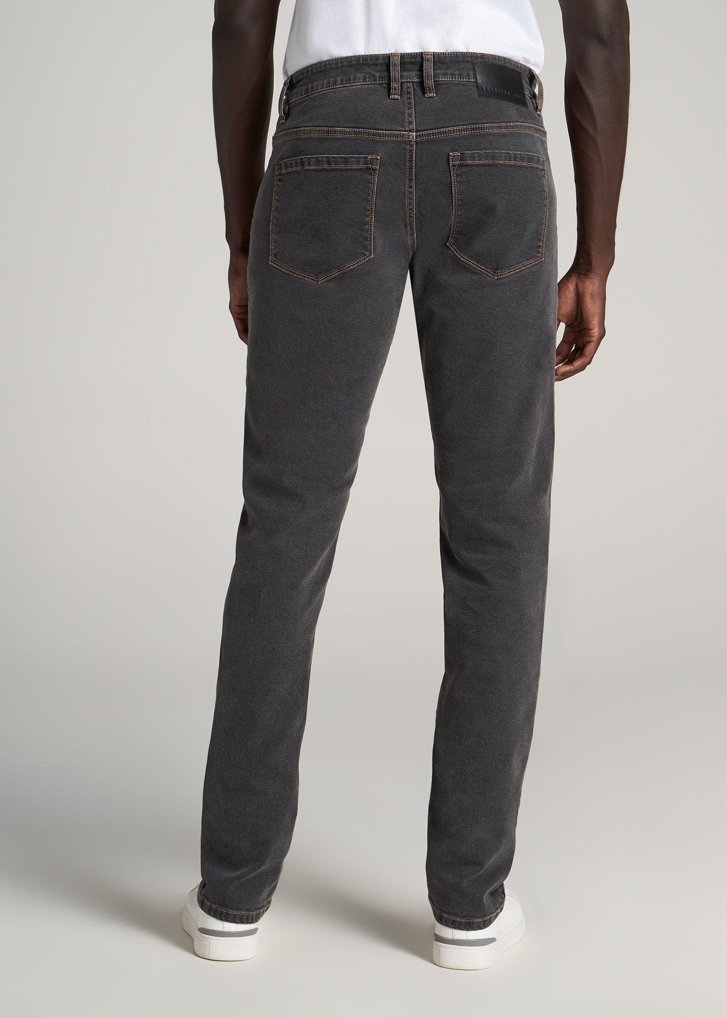 Carman TAPERED Jeans for Tall Men in Dark Grey Denim Product Image