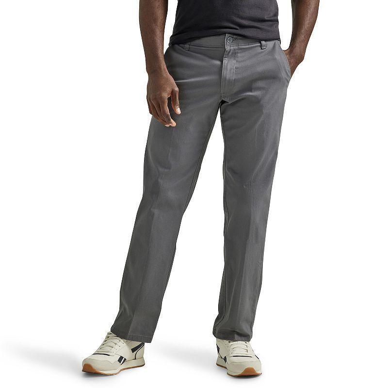 Mens Lee Extreme Motion Straight Fit Flat Front Pants Product Image