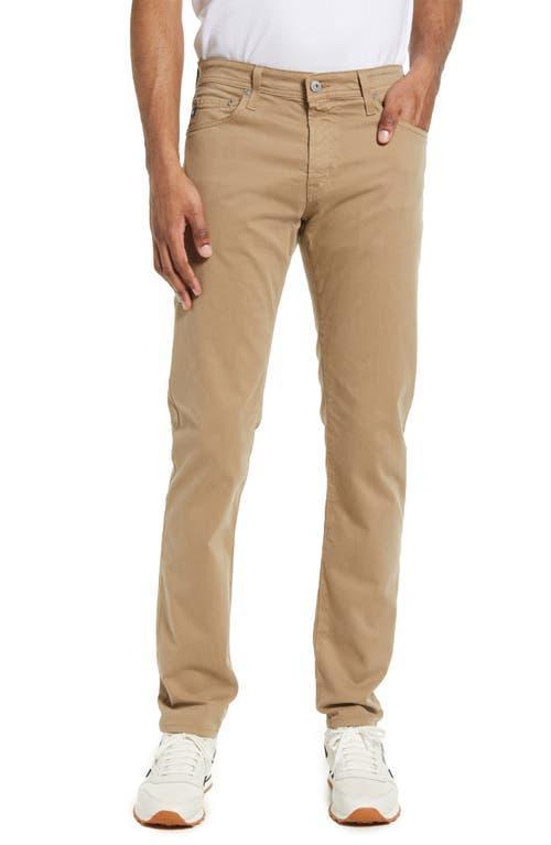 AG Tellis Sueded Stretch Sateen Slim Leg Pants Product Image