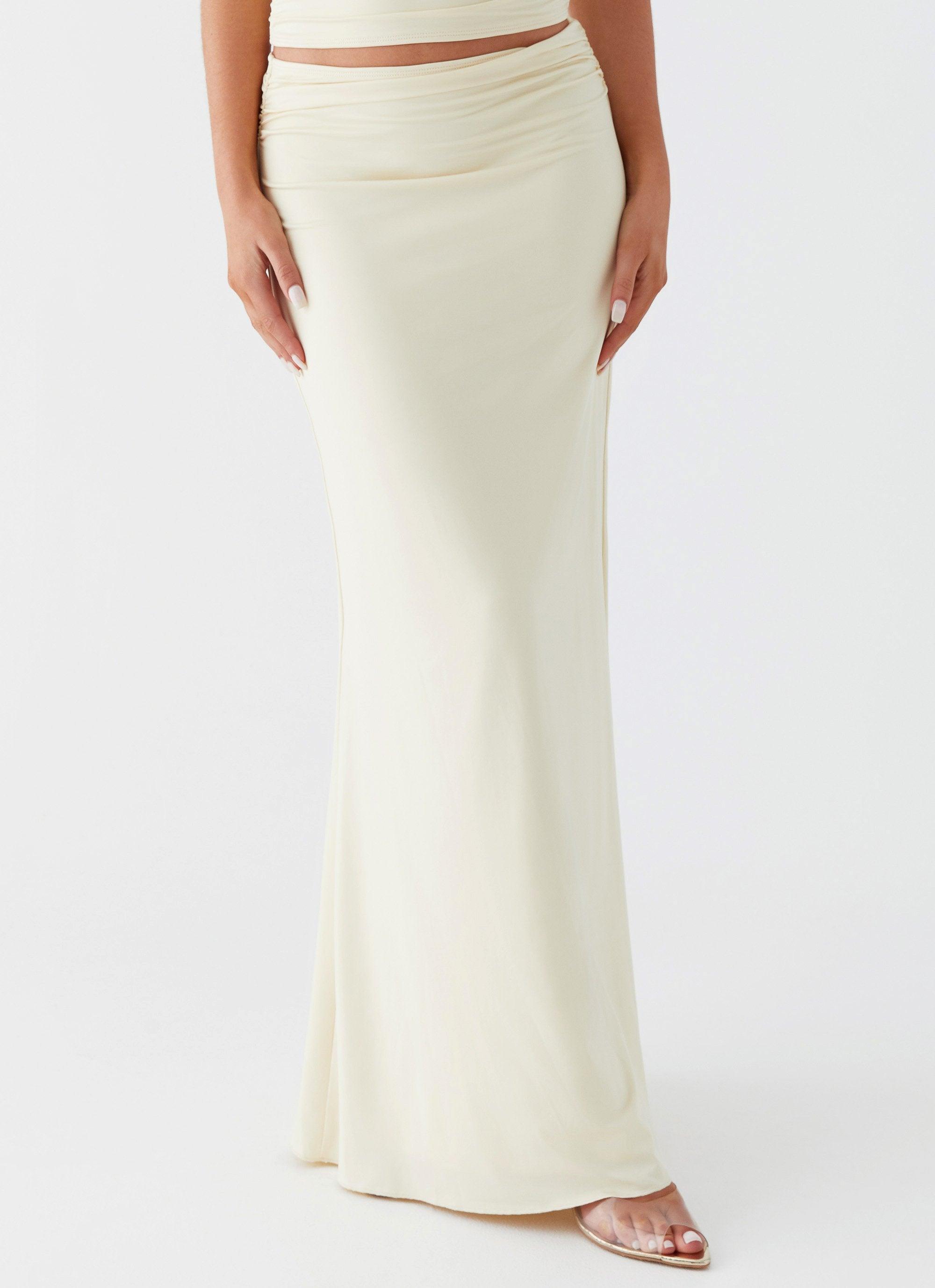 Rayne Maxi Skirt - Yellow Product Image