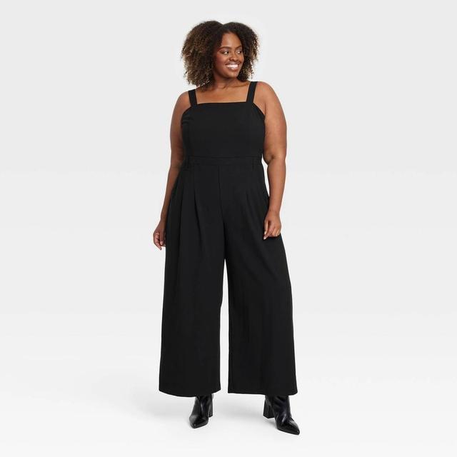 Womens Tailored Jumpsuit - Ava & Viv Black Product Image