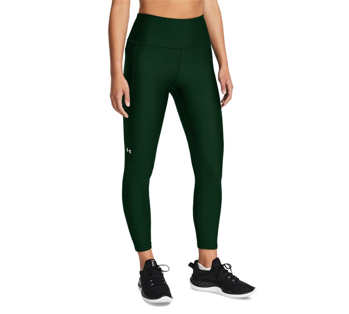 Under Armour Womens HeatGear High-Rise Full Length Leggings - Black / Product Image