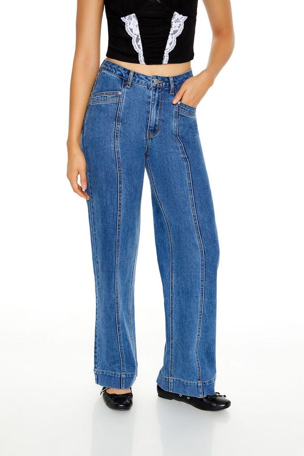 High-Rise Straight Jeans | Forever 21 Product Image