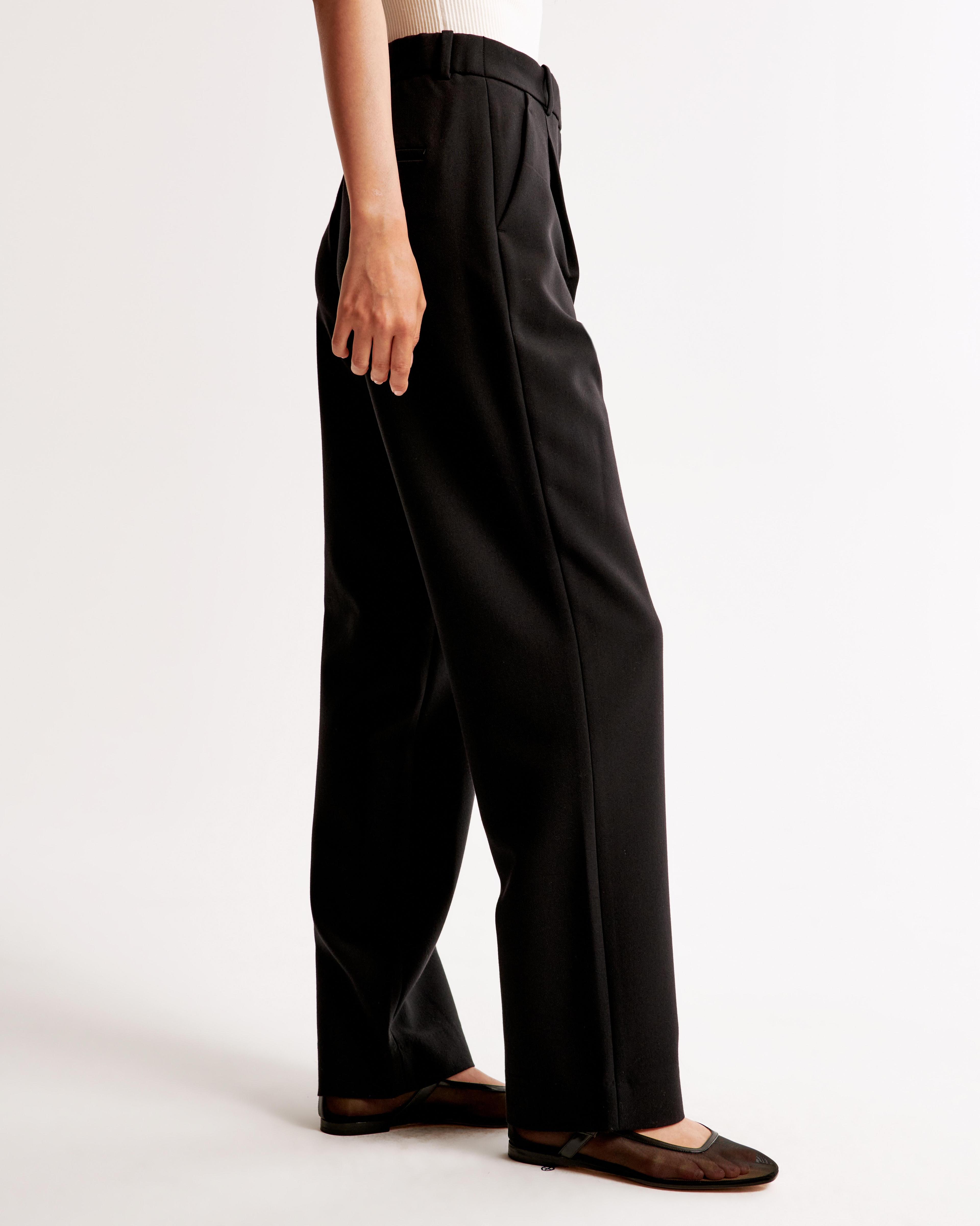 A&F Quinn Tailored Straight Pant Product Image