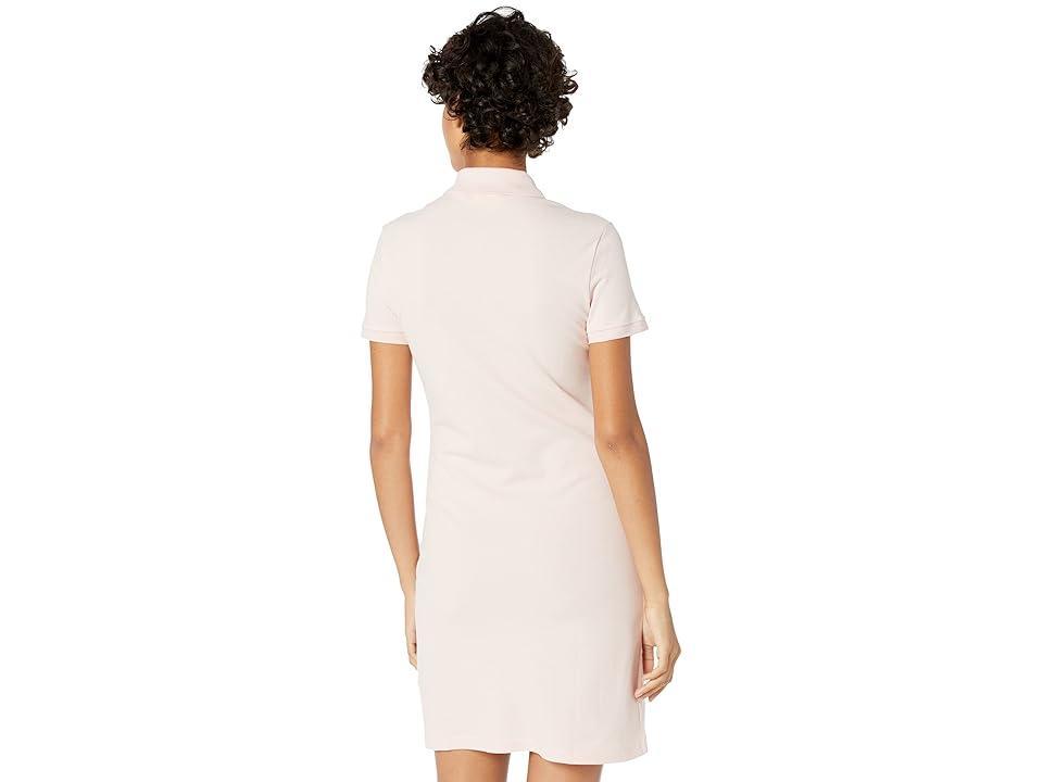 Lacoste Short Sleeve Slim Fit Stretch Pique Polo Dress (Nidus) Women's Dress Product Image