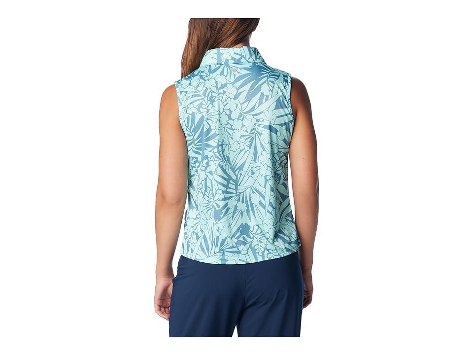 Columbia Super Tidal Tee SL Polo (Canyon Tropictones) Women's Clothing Product Image