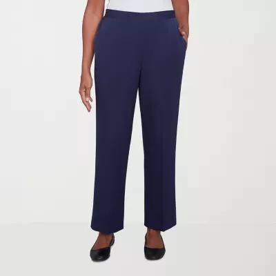 Alfred Dunner Block Island Womens Straight Pull-On Pants product image