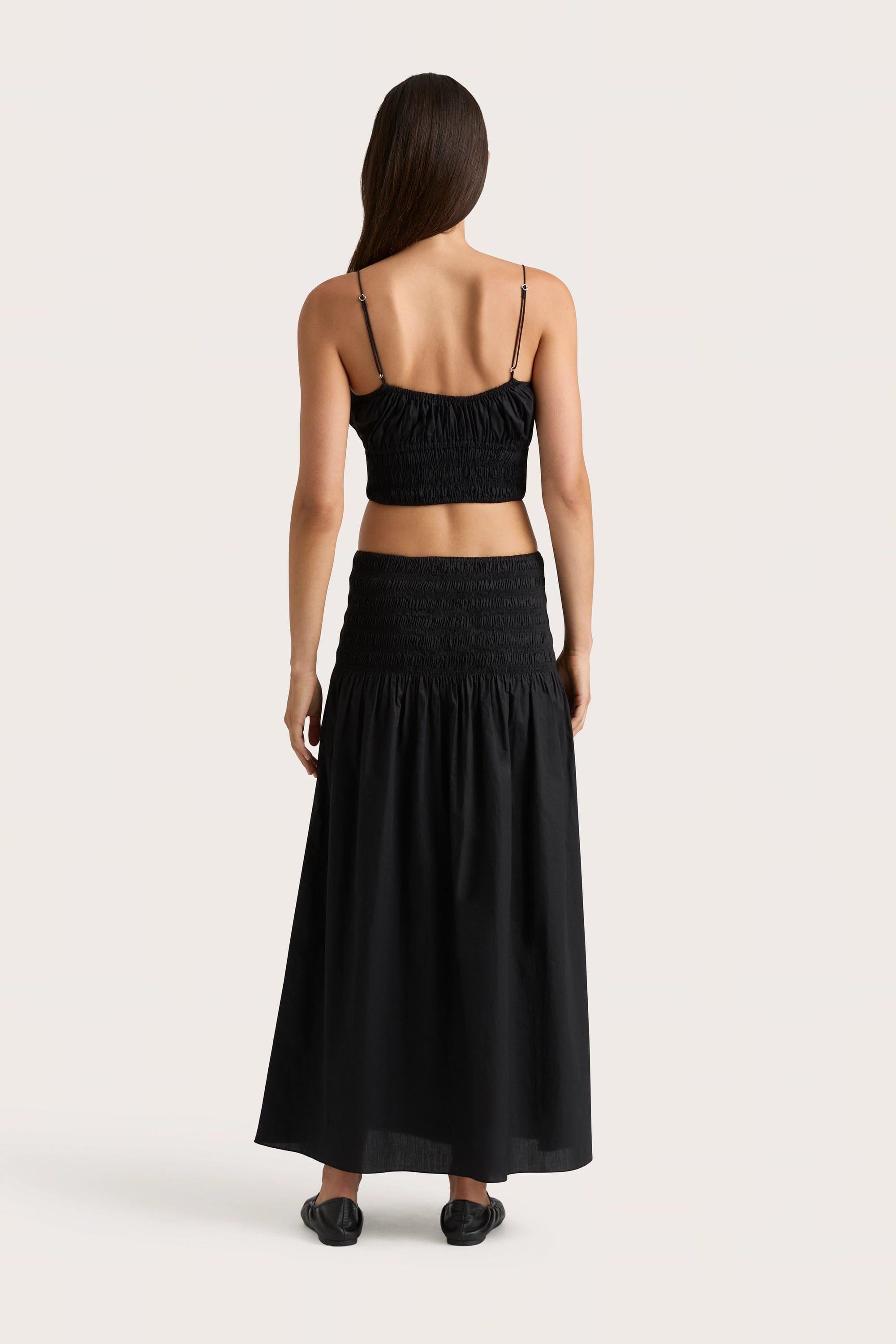 Baia Midi Skirt Black Product Image