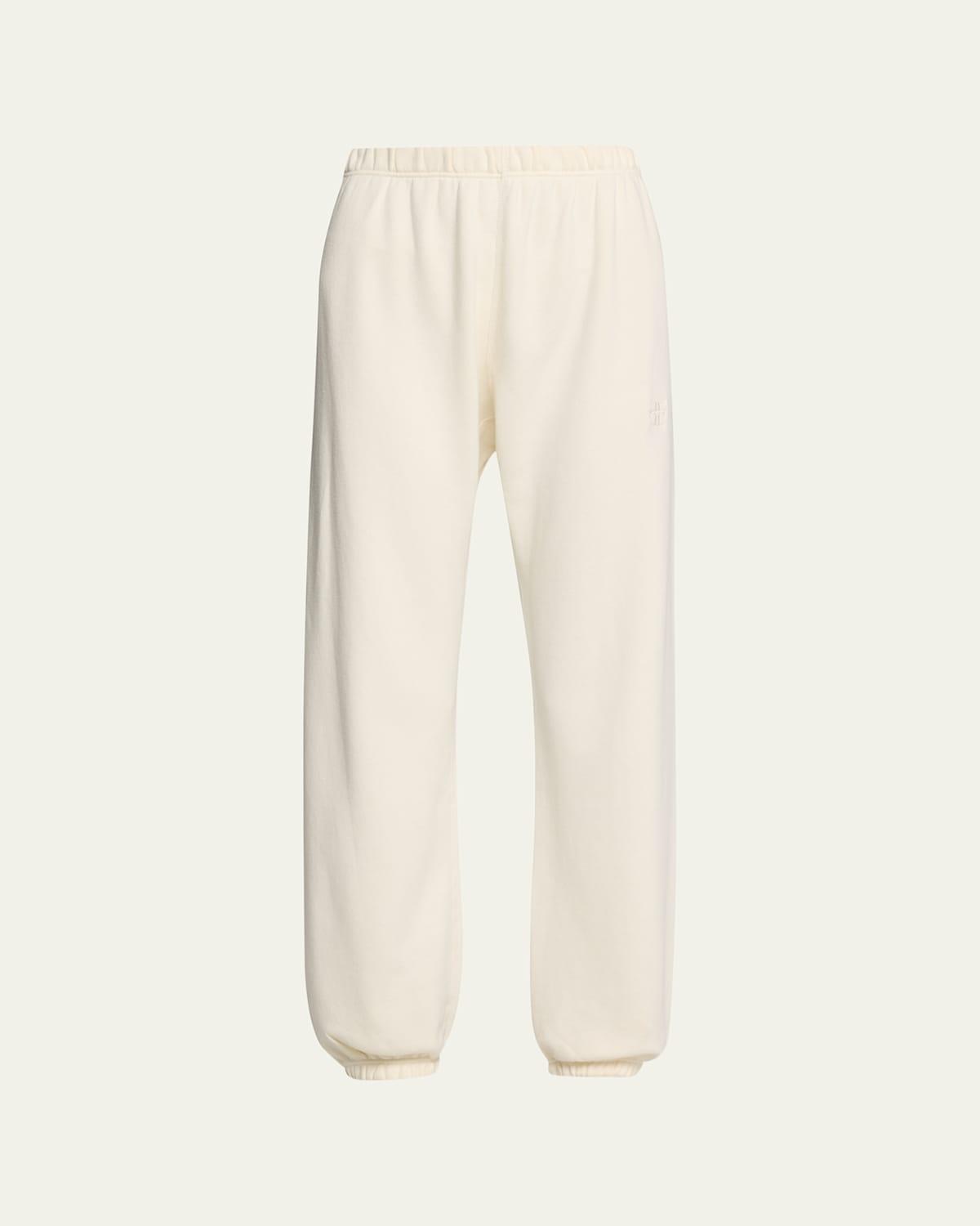 Classic French Terry Cinched-Cuff Sweatpants Product Image