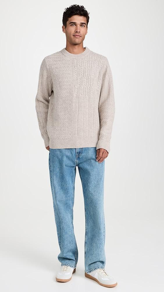 Les Deux Fernando Mixed Stitch Sweater | Shopbop Product Image