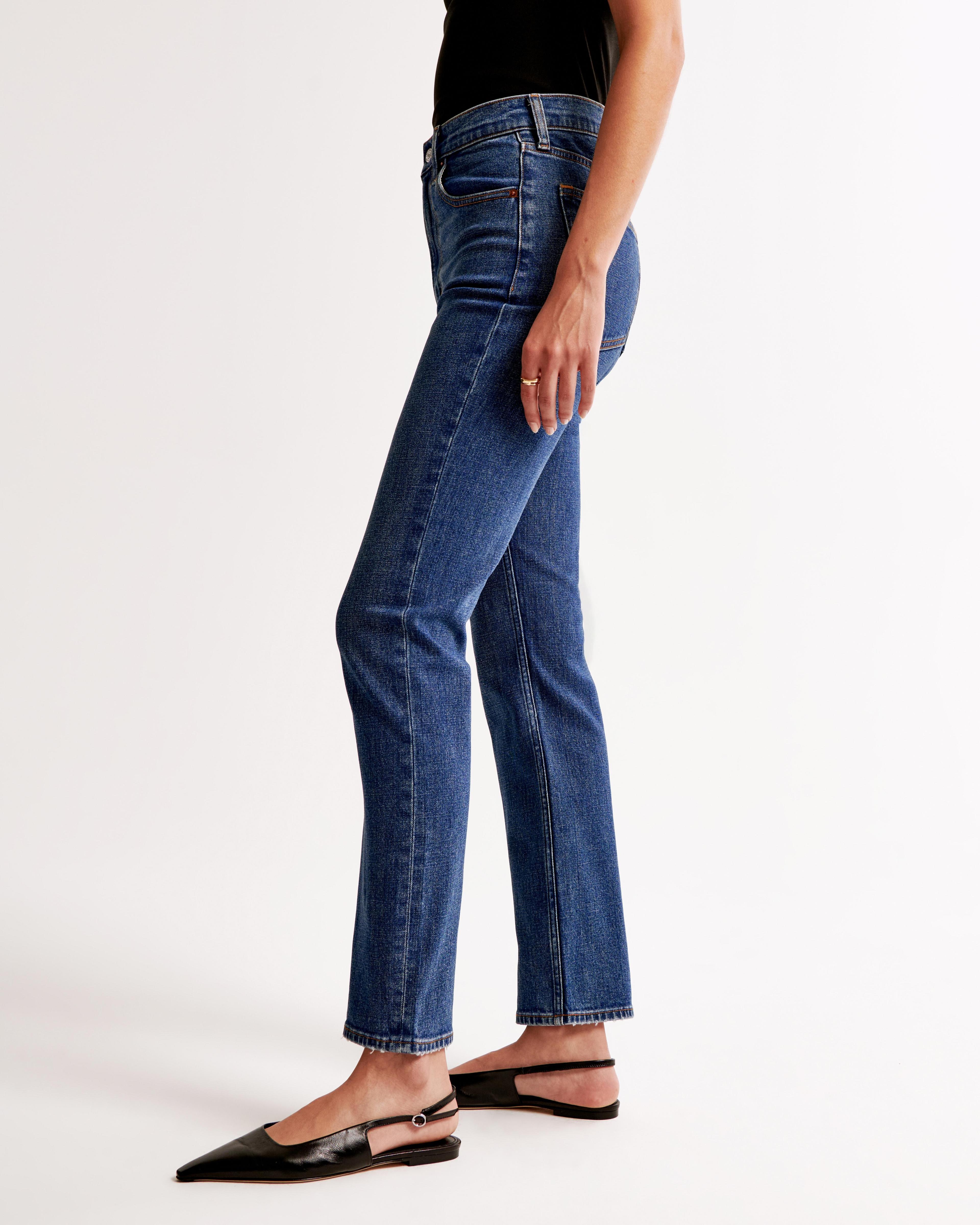 Ultra High Rise Ankle Straight Jean Product Image