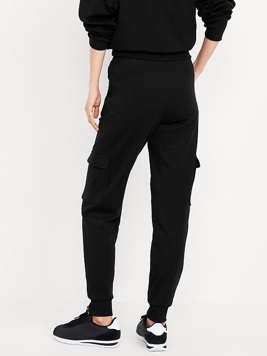 High-Waisted Dynamic Fleece Cargo Joggers Product Image