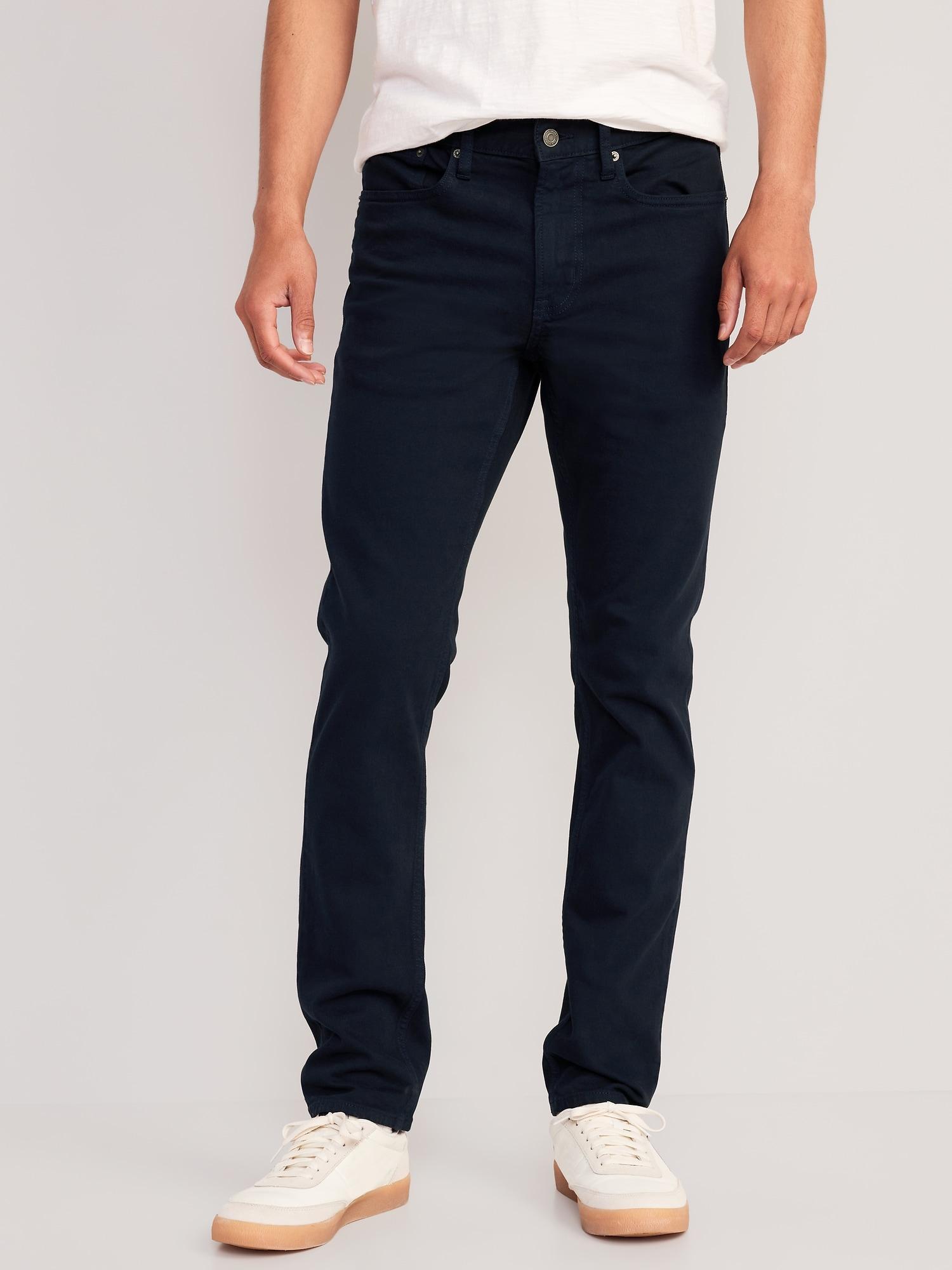 Slim Five-Pocket Pants for Men Product Image