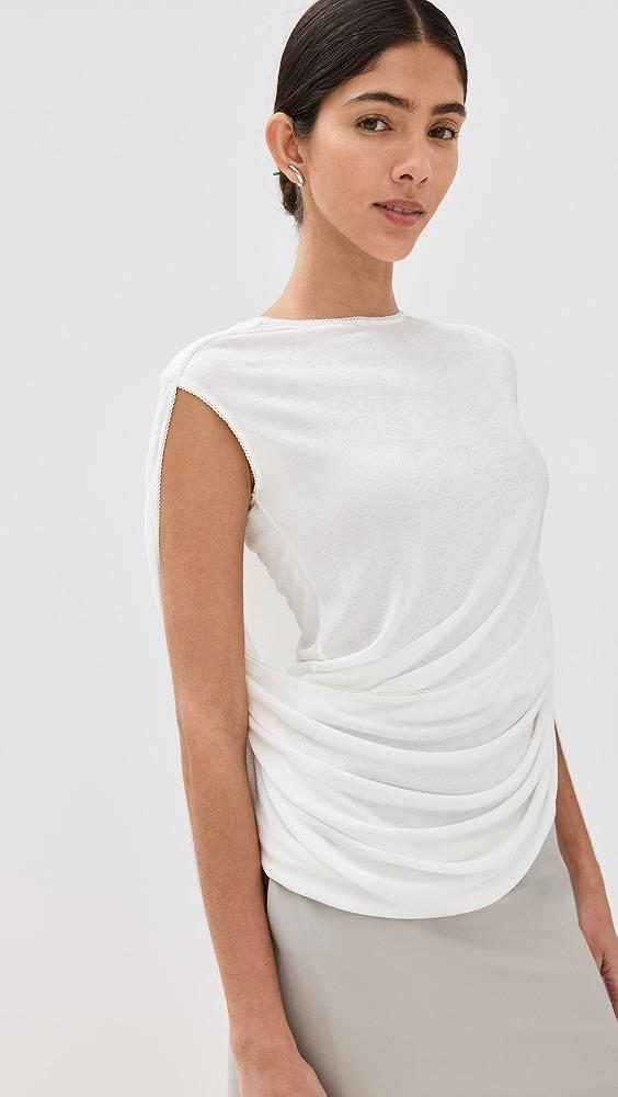 Anna October Florence Draped Top | Shopbop Product Image