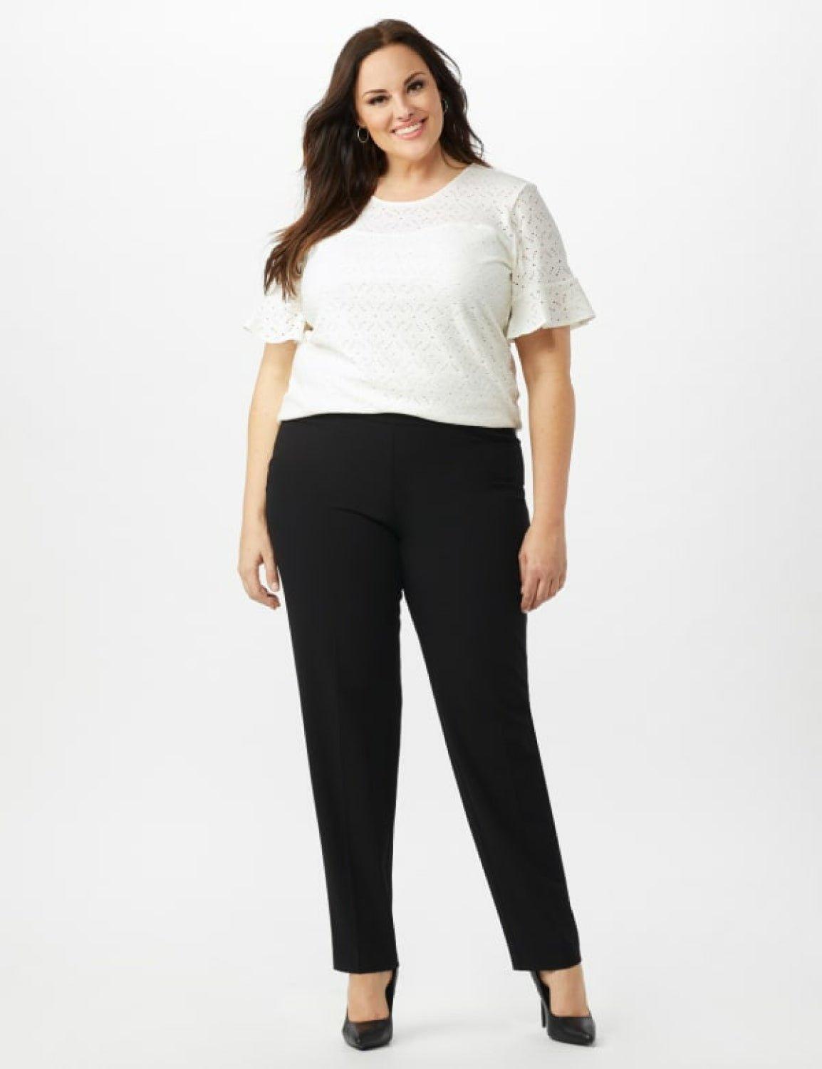 Pull On Tummy Control Pants With L Pockets - Tall Length - Plus Product Image