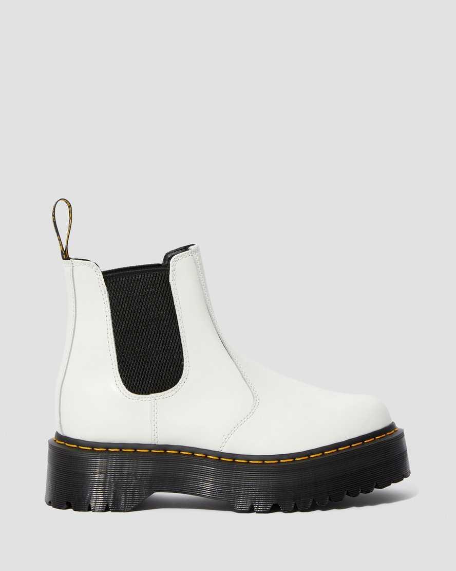 2976 Smooth Leather Platform Chelsea Boots Product Image