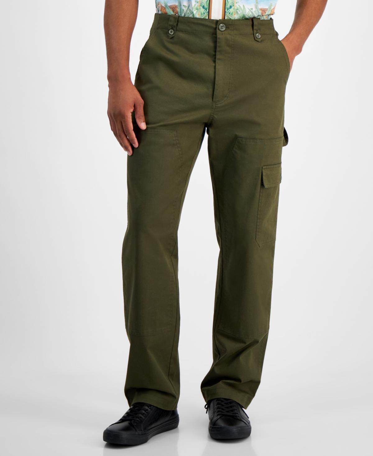 Guess Mens Classic Twill Utility Cargo Pants Product Image