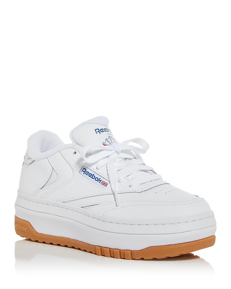 Reebok Womens Reebok Club C Extra - Womens Shoes Chalk/Pure Grey/Vintage Blue Product Image