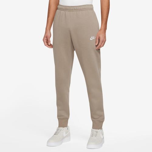 Nike Mens Nike Club Joggers - Mens White/Khaki/Khaki Product Image