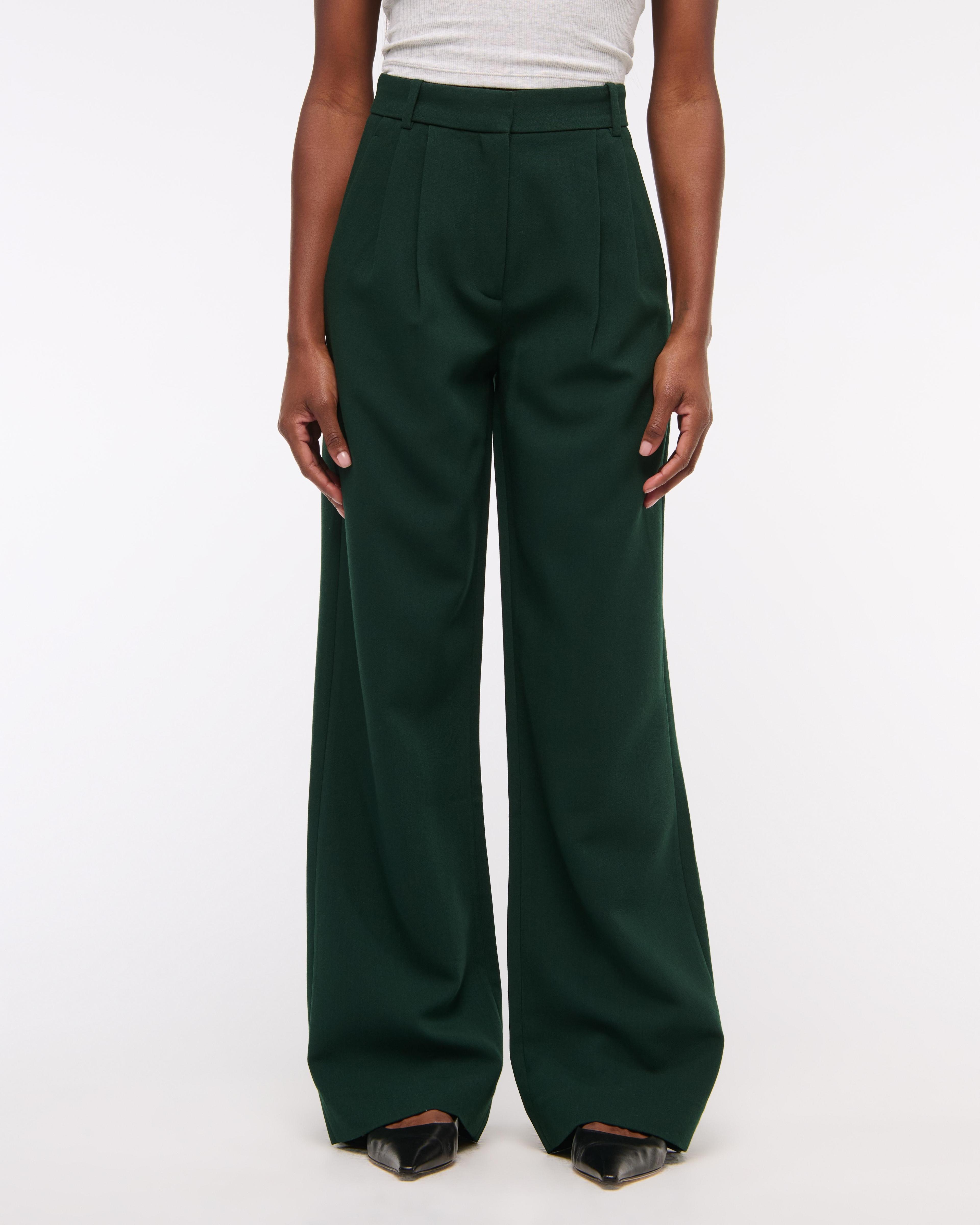 A&F Sloane Tailored Wide Leg Pant Product Image