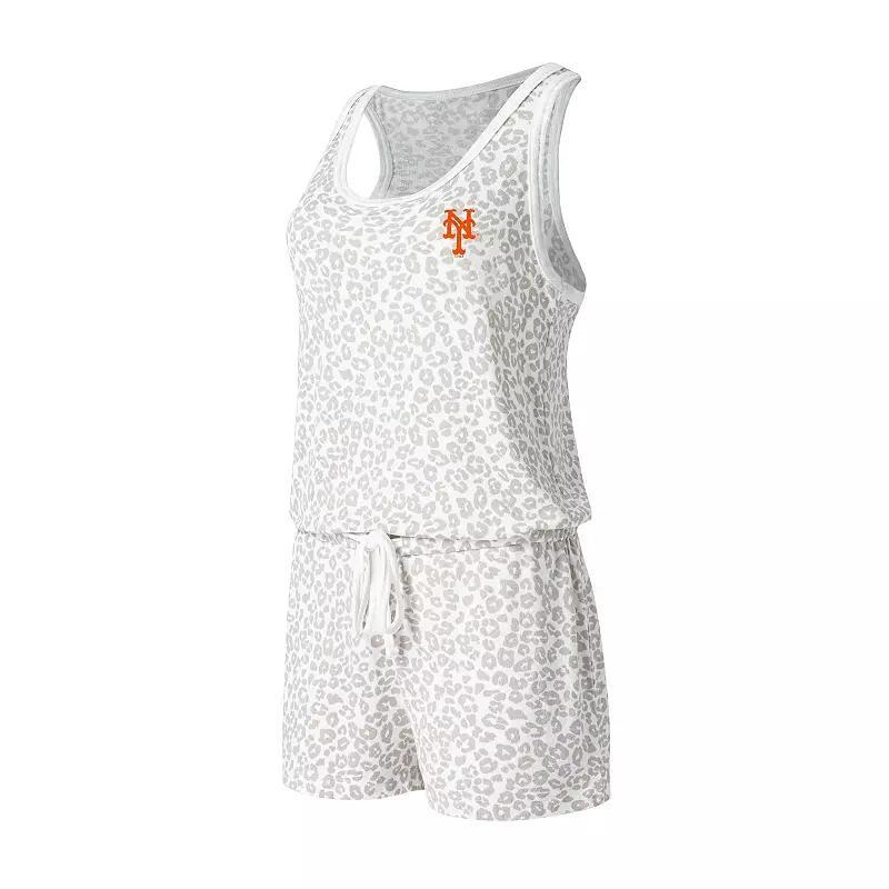 Womens Concepts Sport Cream Milwaukee Brewers Montana Hacci Knit Romper Product Image